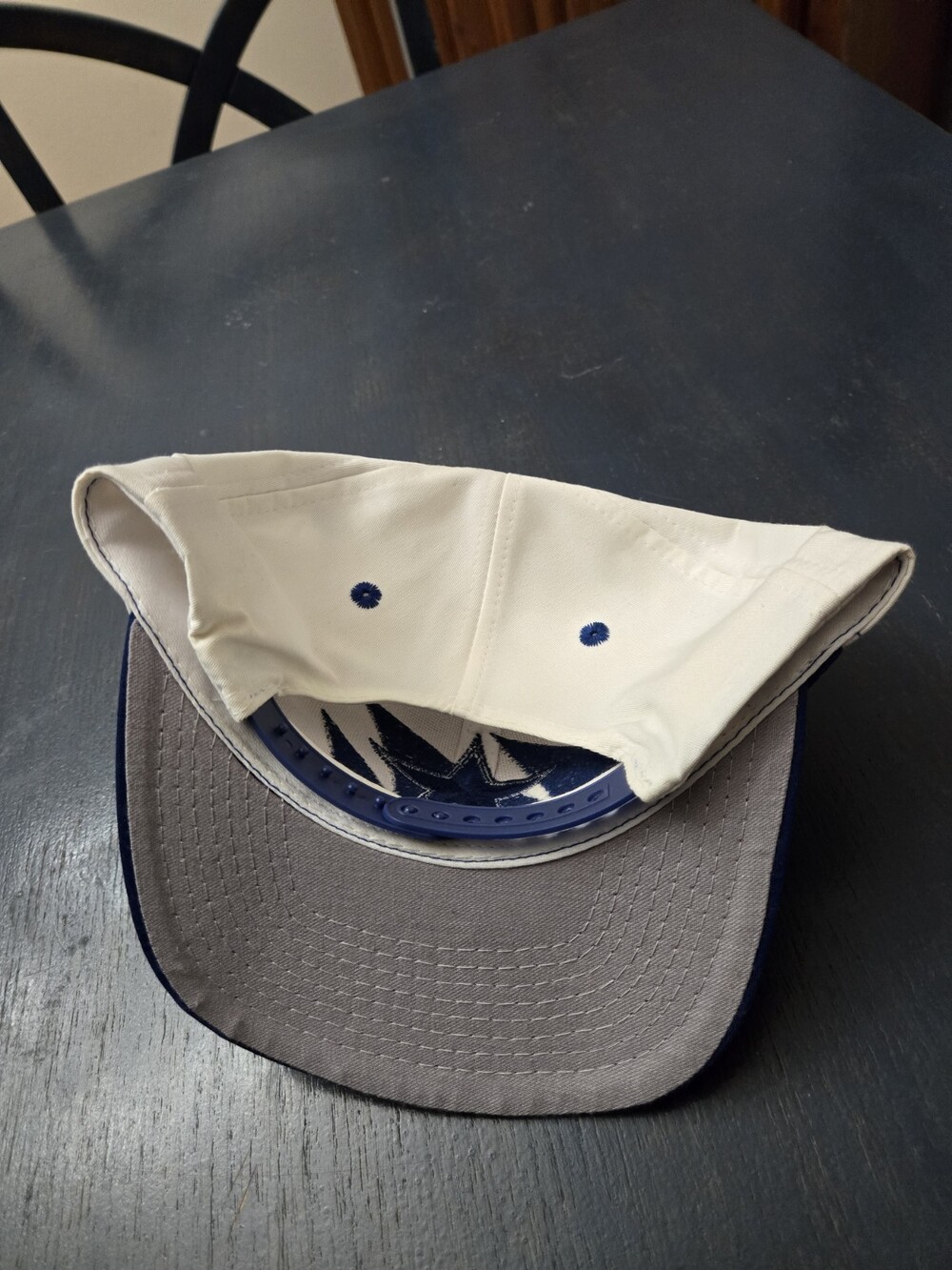 Vintage Dallas Cowboys Hat Cap Snap Back One Size NFL Football Sharktooth Logo 7 - Picture 3 of 5